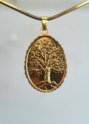 Elegante goudkleurige ketting treeoflife ●stainlesssteel, staat: Heel goed, € 5,95, € 6,95 inclusief Kopersbescherming Pro
