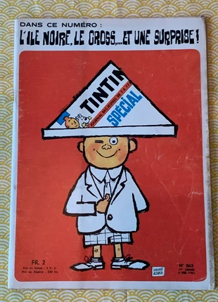 Ancien Journal de Tintin - Numéro 863 - 1965 - avec supplément micro-films gag encarté !, marke: TinTin, zustand: Gut, 10,00 €, 11,20 € beinhaltet Vinted-Käuferschutz Pro
