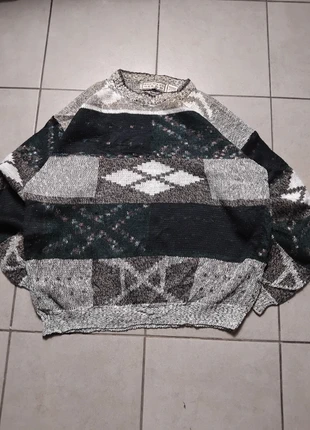 Pull d'hiver Vintage Retro A motifs y2k 90s 00s Multicolor - Taille M, marque: Vintage Dressing, état: Très bon état, taille: M, 25,00 €, 26,95 € Protection acheteurs incluse