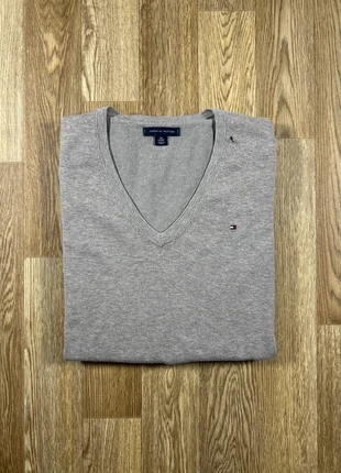 Tommy Hilfiger Pull V-Neck Unicolore Beige Maille Fine taille XS, brand: Tommy Hilfiger, condition: Very good, size: XS, €15.00, €16.45 includes Buyer Protection