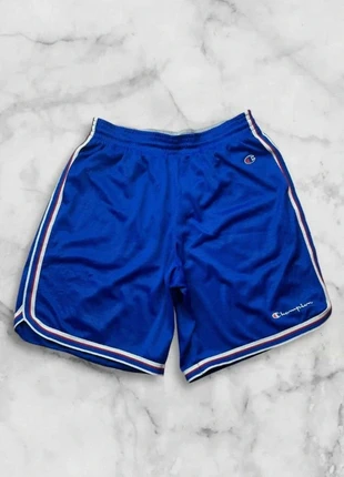 Short de basketball Champion Vintage Bleu Bordures Tricolores Taille M, marke: Champion, zustand: Gut, größe: M, 20,00 €, 21,70 € inklusive Vinted-Käuferschutz