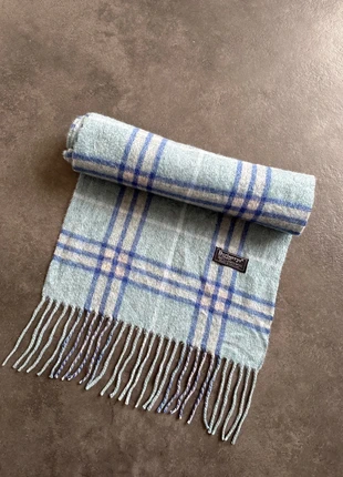 Écharpe burberry burberrys bleu clair grande large douce 100% laine femme, brand: Burberry, condizioni: Ottime, €24.00, €25.90 include la Protezione acquisti