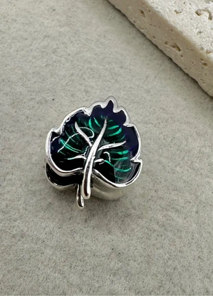 Purple Green Leaf Charm, brand: Charm, condition: Very good, £6.00, £7.00 includes Buyer Protection Pro