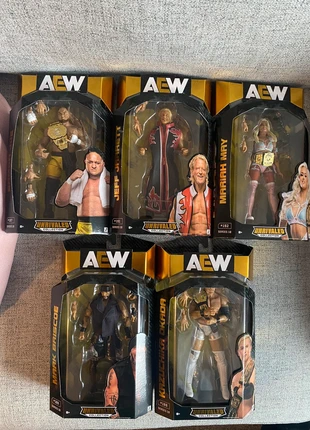 AEW Unrivaled Collection Series 18 Wrestling Action Figures - Complete Set, brand: jazwares, condition: New with tags, size: Preemie, up to 44cm, €205.00, €215.95 includes Buyer Protection