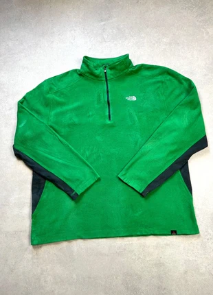 Veste polaire quart zip half zip The North Face vert taille XL logo brodé 100% polyester, marque: The North Face, état: Très bon état, taille: XL, 22,00 €, 23,80 € Protection acheteurs incluse