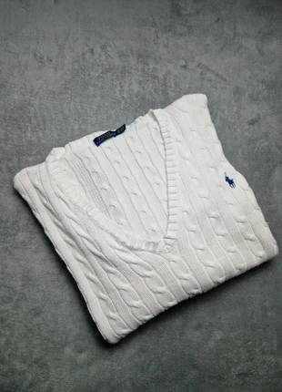 ralph lauren cable knitwear sweater pull vintage, merk: Ralph Lauren, staat: Nieuw zonder prijskaartje, maat: L / 40 / 12, € 49,99, € 53,19 inclusief Kopersbescherming