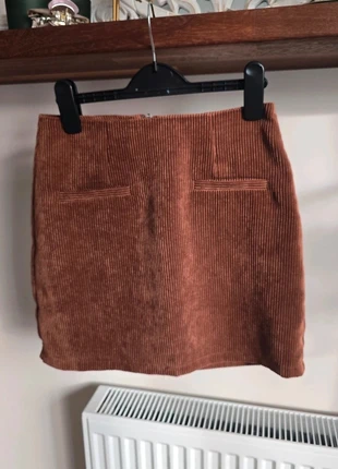Stradivarius Brown Corduroy Mini Skirt Size 34 (UK 6), brand: Stradivarius, condition: Very good, size: XS / 34 / 6, €12.00, €13.30 includes Buyer Protection