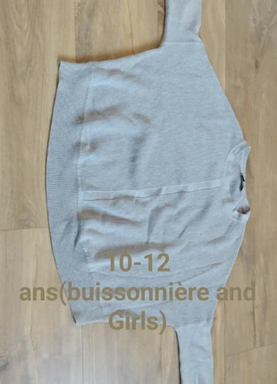 Pull fille 10-12 ans, marque: buissonnière and girls, état: Très bon état, taille: 10 ans / 140 cm, 3,00 €, 3,85 € Protection acheteurs incluse