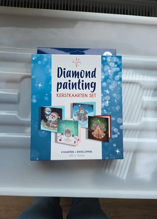 Diamond painting kerstkaarten, merk: onbekend, staat: Nieuw zonder prijskaartje, € 2,00, € 2,80 inclusief Kopersbescherming