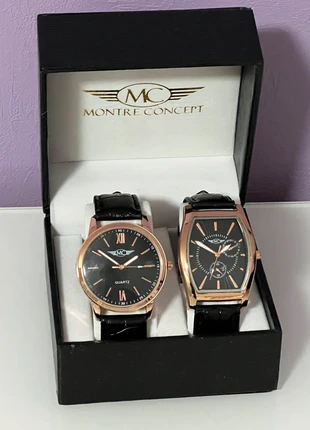 Coffret cadeau set 2 montres pour hommes, marque: Montre Concept, état: Neuf avec étiquette, taille: Taille unique, 12,50 €, 13,83 € Protection acheteurs incluse