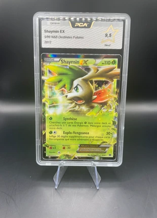 Carte Pokémon gradée PCA 9,5 shaymin destinées futures, brand: Pokémon, condizioni: Nuovo con cartellino, €75.00, €79.45 include la Protezione acquisti
