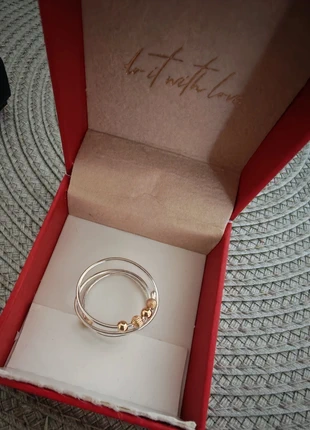 14k gold and silver fidget ring, brand: etsy, condition: Very good, size: Adjustable, £10.00, £11.20 includes Buyer Protection