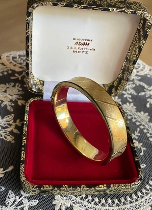 Superbe bracelet jonc Art Déco vintage plaqué or poinçon Amerikaner SP, marque: Vintage Boutique, état: Bon état, 45,00 €, 47,95 € Protection acheteurs (Pro) incluse