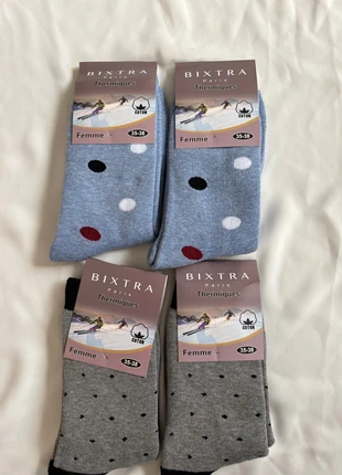 4 paires de chaussettes Bixtra thermiques 35/38, marca: Bixtra, estado: Nuevo con etiquetas, tamaño: S | 35–38, 15,90 €, 17,40 € Protección al comprador incluida