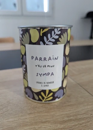 Boîte de graines fleurs cadeau pour parrain, brand: mauvaises graines, condition: New with tags, €3.00, €3.85 includes Buyer Protection