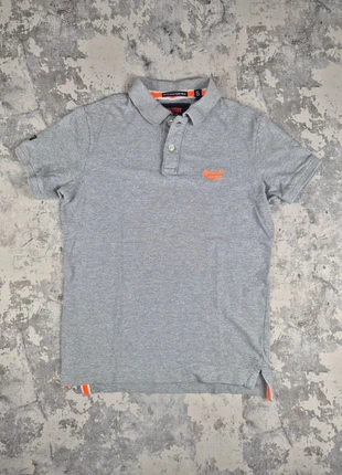 Polo SuperDry taille S gris 100%coton Logo brodé, marque: Superdry, état: Très bon état, taille: S, 17,60 €, 19,18 € Protection acheteurs incluse