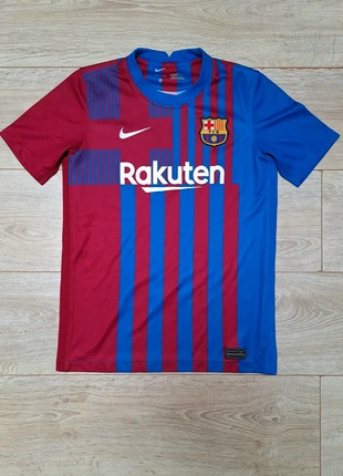 Maillot FC Barcelone 2021/22 Enfant | Nike Rakuten | Logo brodé officiel | Taille L Enfant, marque: Nike, état: Très bon état, taille: L, 10,00 €, 11,20 € Protection acheteurs incluse