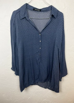 Chemisier femme bleu à motif Betty Barclay – Taille XXL, brand: Betty Barclay, condizioni: Ottime, taglia: XXL / IT 48 / EU 44, €7.00, €8.05 include la Protezione acquisti