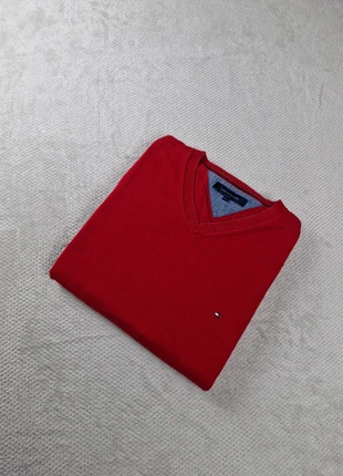 Tommy Hilfiger – Pull col V rouge bordeaux – Taille XXL, brand: Tommy Hilfiger, condition: Very good, size: XXL, €20.00, €21.70 includes Buyer Protection