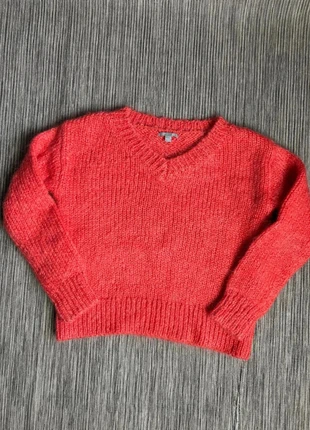 pull sweat col V COS / très bon état / taille XS femme / en laine et mohair / rouge, corail, marca: COS, estado: Muy bueno, tamaño: XS / 34 / 6, 32,00 €, 34,30 € Protección al comprador incluida