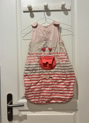 Gigoteuse bébé rayée rose et grise – motif petit âne 🩷🐴, brand: Vertbaudet, condizioni: Ottime, taglia: 3-6 mesi / 62 cm, €5.00, €5.95 include la Protezione acquisti