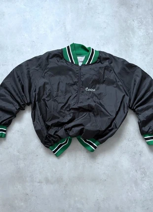 Veste coupe-vent américaine Harvard Clothes – Noire & Verte / Vintage 90s / Homme / Taille XL, brand: Harvard Clothing, condition: Very good, size: XL, €20.00, €21.70 includes Buyer Protection