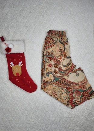 Pantalon léger motif paisley - Shein - Taille L, merk: Shein, staat: Heel goed, maat: L / 40 / 12, € 6,99, € 8,04 inclusief Kopersbescherming