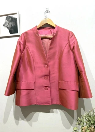 Blazer vintage abotonada rosa /Pink buttoned vintage blazer, marque: Vintage Dressing, état: Très bon état, taille: XL / 42 / 14, 50,00 €, 53,20 € Protection acheteurs incluse