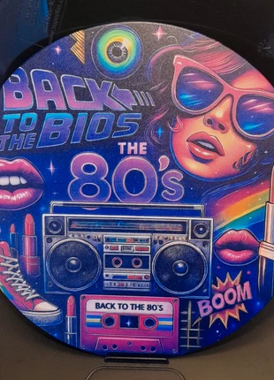 Plaque déco année 80 fluo, brand: NO LABEL, condition: New without tags, €5.00, €5.95 includes Buyer Protection