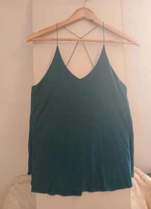 Débardeur fines bretelles croisées dans le dos, marque: Caliente, état: Très bon état, taille: Taille unique, 2,00 €, 2,80 € Protection acheteurs incluse