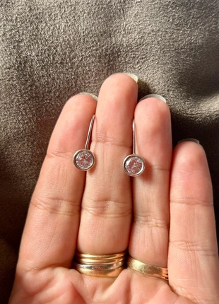 Boucles d’oreilles en argent massif et zircons, marke: Argent, zustand: Sehr gut, 18,95 €, 20,60 € beinhaltet Vinted-Käuferschutz Pro