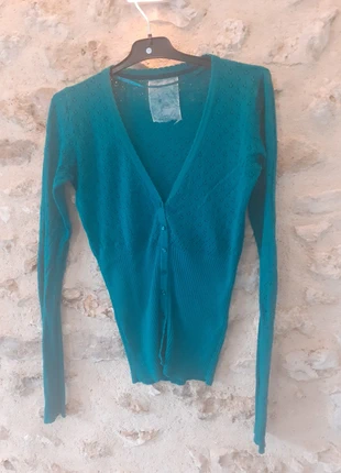 Berska haut boutonné vert emeraude taille 38, marca: Bershka, estado: Muito bom, tamanho: M / 38 / 10, €5.00, €5.95 inclui Proteção do Comprador