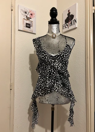 Top sexy à pois chic style rétro vintage, brand: Zara, condition: New without tags, size: M / 38 / 10, €12.00, €13.30 includes Buyer Protection Pro