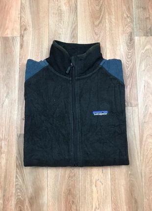 Patagonia Veste Gilet Polaire Col Montant Camionneur Noir et Gris Taille M, marque: Patagonia, état: Très bon état, taille: M, 50,00 €, 53,20 € Protection acheteurs incluse