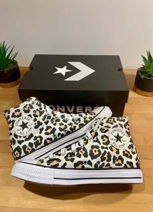 Converse chuck Taylor all star léopard 39, marke: Converse, zustand: Sehr gut, größe: 39, 65,00 €, 68,95 € inklusive Vinted-Käuferschutz
