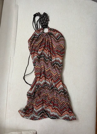 Vintage Boho neckholder Top mit buntem Muster und Prrlen, marke: Vintage Dressing, zustand: Sehr gut, größe: S / 36 / 8, 10,00 €, 11,20 € inklusive Vinted-Käuferschutz