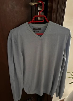 Pull bleu ciel celio old money casual chic., marca: Zara, estado: Novo sem etiquetas, tamanho: L, €5.00, €5.95 inclui Proteção do Comprador