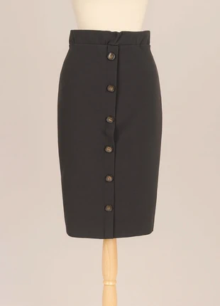 🖤 Jupe noire taille élastique style chic / casual, marca: Stylewise, estado: Muito bom, tamanho: L / 40 / 12, €10.95, €12.20 inclui Proteção do Comprador