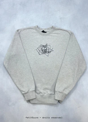 Rare Pull Obey Gris Imprimé coupe Large Crew Neck Oversize Sweatshirt - Taille S #1239, brand: Obey, condition: Good, size: S, €44.90, €47.85 includes Buyer Protection Pro
