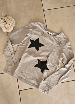 🍭 Felpa stelle nere ecopelle 🍭, brand: OVS, condizioni: Ottime, taglia: 12 anni / 152 cm, €4.90, €5.85 include la Protezione acquisti