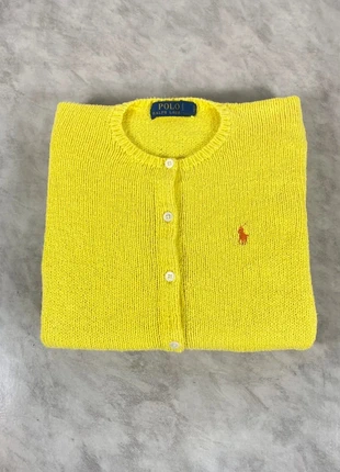 Polo Ralph Lauren – Cardigan/gilet jaune – 100 % coton – Taille S femme Code 009N, marque: Ralph Lauren, état: Très bon état, taille: S / 36 / 8, 35,00 €, 37,45 € Protection acheteurs (Pro) incluse