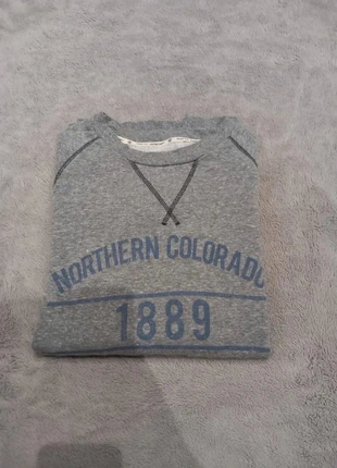 Pull/Sweat vintage Imprimé Colorado Gris Bleu, condition: Very good, size: S, €3.00, €3.85 includes Buyer Protection
