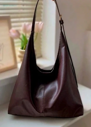 Borsa hobo caffè con cinghia, marque: Spring, état: Neuf sans étiquette, 16,00 €, 17,50 € Protection acheteurs incluse