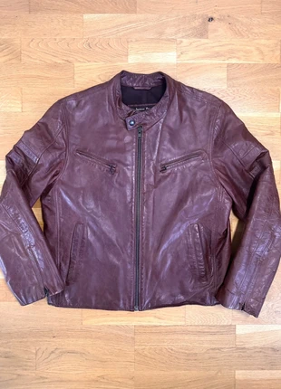 Veste marron en cuir de vachette Jamie Page taille L, brand: Jamie Page, condition: Very good, size: L, €49.00, €52.15 includes Buyer Protection