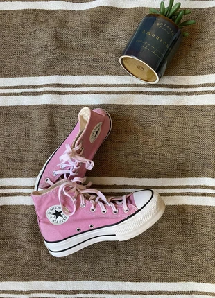 converse à plateforme rose, marque: Converse, état: Très bon état, taille: 37, 19,00 €, 20,65 € Protection acheteurs incluse