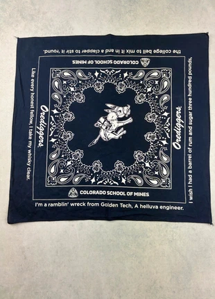 Bandana Colorado School Of Mines très bon etat bleu, brand: Vintage Dressing, condition: Very good, €8.00, €9.10 includes Buyer Protection