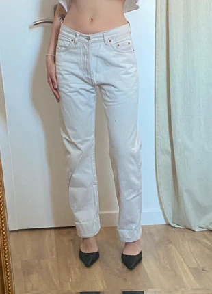 White vintage straigth jeans, marca: Vintage Dressing, estado: Muy bueno, tamaño: M / 38 / 10, 10,00 €, 11,20 € Protección al comprador incluida