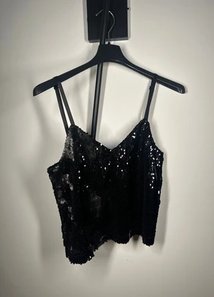 Top noir de soirée, marque: pas de marque, état: Très bon état, taille: M / 38 / 10, 2,00 €, 2,80 € Protection acheteurs incluse