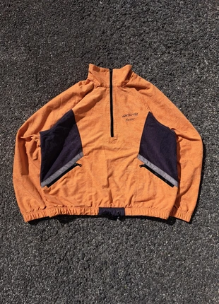 Vintage Pile anni '90 | Pull Hoodie Zip Fleece Felpa taglia M | Nero - Arancione, marke: Vintage Dressing, zustand: Sehr gut, größe: M, 19,32 €, 20,99 € inklusive Vinted-Käuferschutz