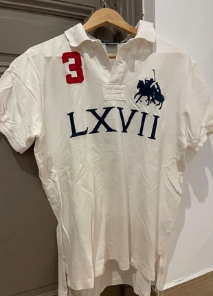 Polo blanc Homme, staat: Heel goed, maat: L, € 30,00, € 32,20 inclusief Kopersbescherming